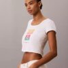 T-shirt Pride Slim com decote redondo T-shirt Pride Slim com decote redondo
