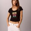 T-shirt Pride Slim com decote redondo
