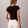 T-shirt Pride Slim com decote redondo