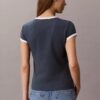 T-shirt Slim Ringer com logótipo de 1989 T-shirt Slim Ringer com logótipo de 1989