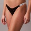 Thong com cordão e logótipo icónico Thong com cordão e logótipo icónico