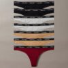 Thong com logótipo Icon, embalagem de 7 unidades