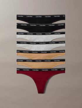 Thong com logótipo Icon, embalagem de 7 unidades