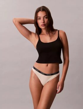 Thong com logótipo Icon, embalagem de 7 unidades