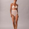 Thong de cintura alta em malha minimalista Thong de cintura alta em malha minimalista