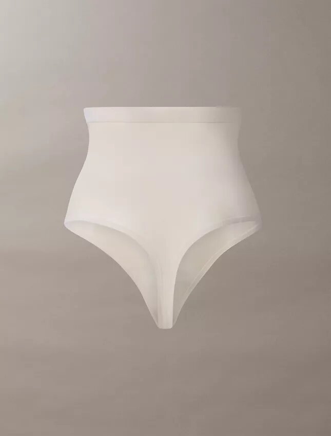 Thong de cintura alta em malha minimalista Thong de cintura alta em malha minimalista