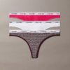 Thong de cintura baixa com logótipo Icon, embalagem de 3