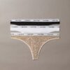 Thong de cintura baixa com logótipo Icon, embalagem de 3