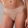 Thong de renda com logótipo icónico
