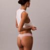 Thong de renda com logótipo icónico