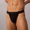 Thong de renda em microfibra Thong de renda em microfibra