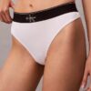 Thong elástica em microfibra com Monogram gráfico Thong elástica em microfibra com Monogram gráfico