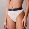 Thong elástica em microfibra com Monogram gráfico Thong elástica em microfibra com Monogram gráfico
