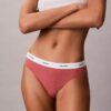 Thong em malha elástica de algodão