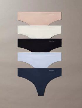 Thong Invisibles, embalagem de 5