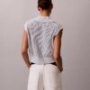 Top curto em croché com Monogram Top curto em croché com Monogram