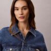 Trucker Jacket de ganga curto Trucker Jacket de ganga curto