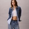 Trucker Jacket de ganga curto Trucker Jacket de ganga curto