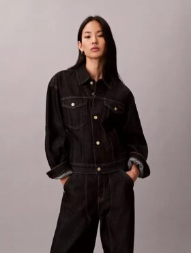 Trucker Jacket de ganga do Ano Novo Lunar