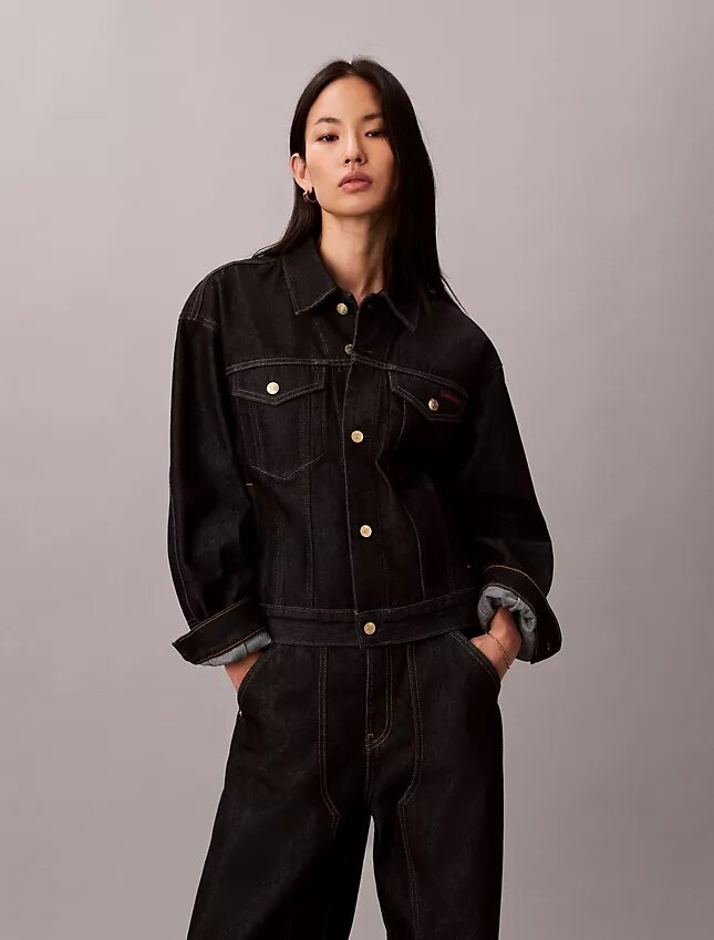 Trucker Jacket de ganga do Ano Novo Lunar Trucker Jacket de ganga do Ano Novo Lunar