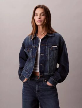 Trucker Jacket em Denim dos anos 90