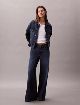 Trucker Jacket em Denim dos anos 90