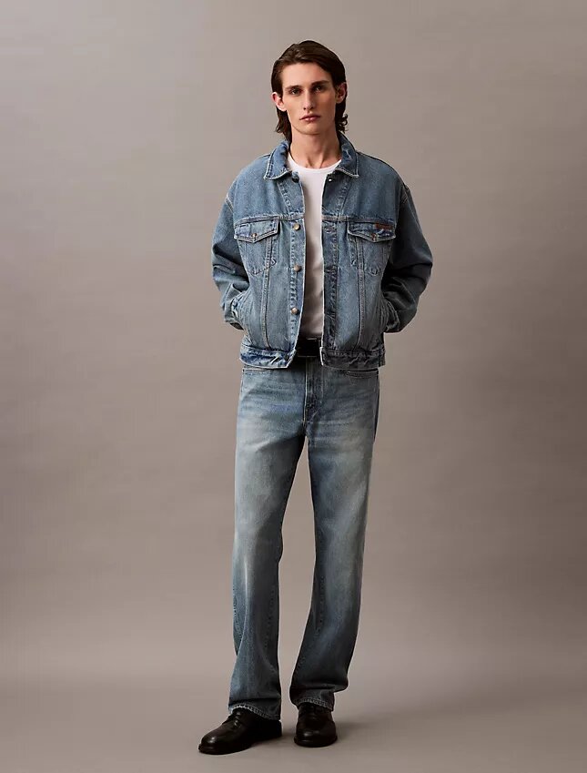 Trucker Jacket em Denim dos anos 90 Trucker Jacket em Denim dos anos 90