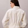 Trucker Jacket em ganga com cintura ajustada Trucker Jacket em ganga com cintura ajustada