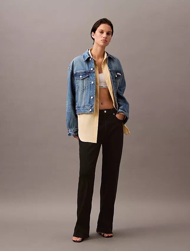Trucker Jacket em ganga dos anos 90 Trucker Jacket em ganga dos anos 90