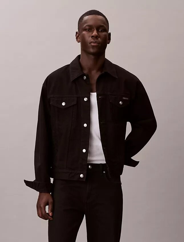 Trucker Jacket em ganga dos anos 90 Trucker Jacket em ganga dos anos 90