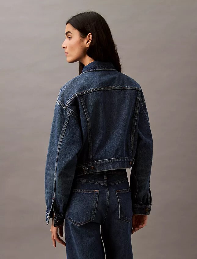 Trucker Jacket em ganga dos anos 90 Trucker Jacket em ganga dos anos 90