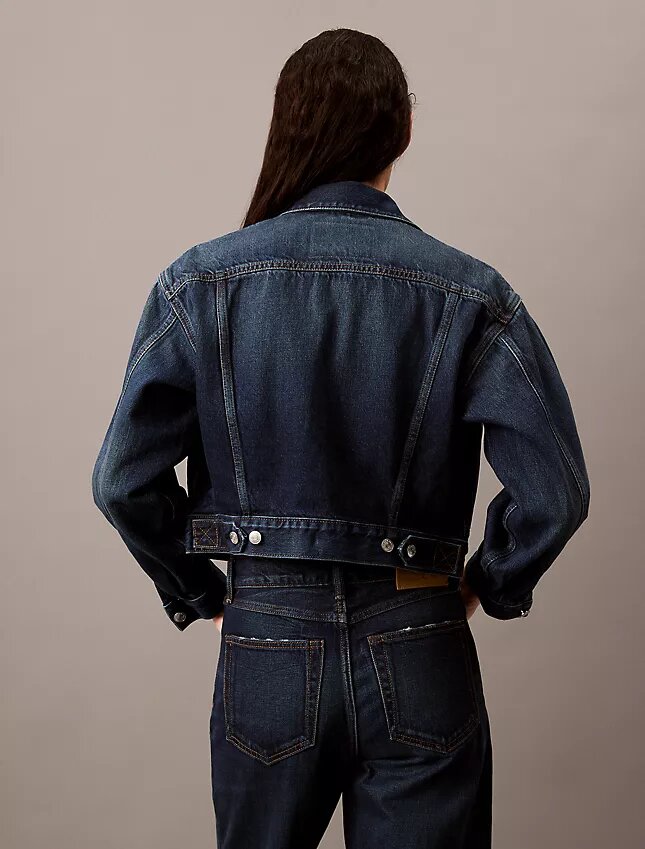 Trucker Jacket em ganga dos anos 90 Trucker Jacket em ganga dos anos 90