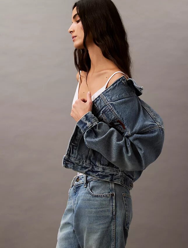 Trucker Jacket em ganga dos anos 90 Trucker Jacket em ganga dos anos 90
