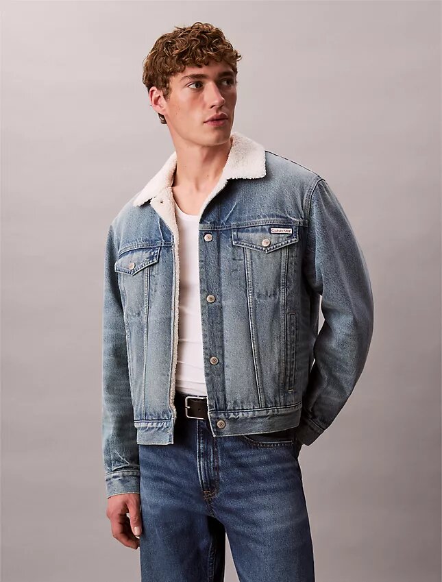 Trucker Jacket Sherpa dos anos 90 Trucker Jacket Sherpa dos anos 90