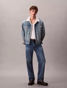 Trucker Jacket Sherpa dos anos 90