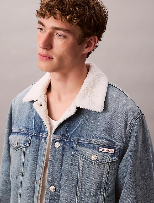 Trucker Jacket Sherpa dos anos 90 Trucker Jacket Sherpa dos anos 90
