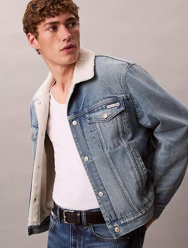 Trucker Jacket Sherpa dos anos 90 Trucker Jacket Sherpa dos anos 90