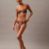 Unlined Balconette bra in floral lace, black CK Black Unlined Balconette bra in floral lace, black CK Black