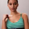 Unlined Bralette em microfibra elástica com Monogram gráfico Unlined Bralette em microfibra elástica com Monogram gráfico