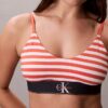 Unlined Bralette em microfibra elástica com Monogram gráfico Unlined Bralette em microfibra elástica com Monogram gráfico