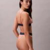 Unlined Bralette em microfibra elástica com Monogram gráfico Unlined Bralette em microfibra elástica com Monogram gráfico