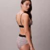 Unlined Bralette em microfibra elástica com Monogram gráfico Unlined Bralette em microfibra elástica com Monogram gráfico