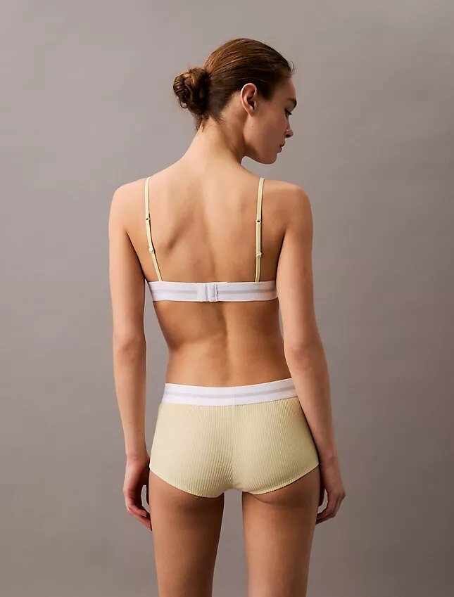 Unlined Cotton Stretch Modal Triangle Bralette Unlined Cotton Stretch Modal Triangle Bralette
