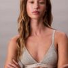 Unlined Cotton Stretch Triangle Bra Unlined Cotton Stretch Triangle Bra