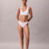 Unlined Triangle Bralette em algodão e Modal Icon