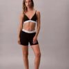 Unlined Triangle Bralette em algodão e Modal Icon