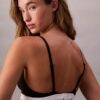 Unlined Triangle Bralette em algodão e Modal Icon