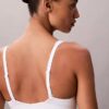 Unlined Triangle Bralette em algodão e Modal Icon