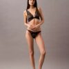 Unlined triangular bra CK Black Geo Lace Unlined triangular bra CK Black Geo Lace