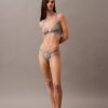 Unlined triangular bra CK Black Geo Lace Unlined triangular bra CK Black Geo Lace